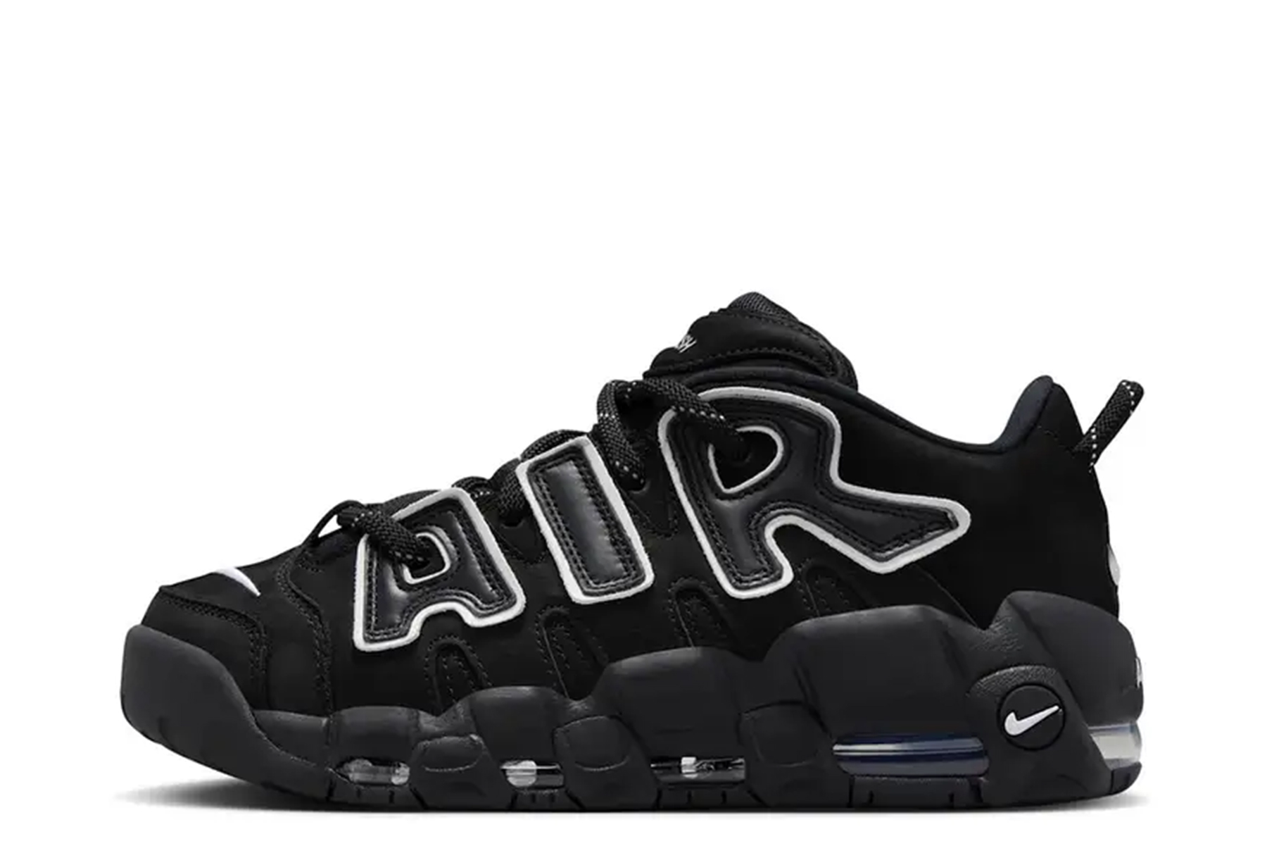 Nike x AMBUSH Air More Uptempo Low Black (2023) BLACK sneaker – authenticated on KLEKT