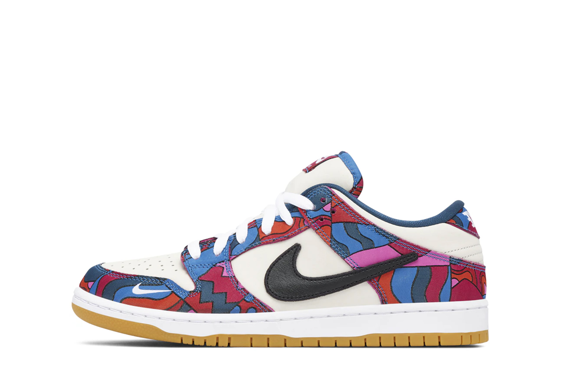 Nike x Parra SB Dunk Low 'Abstract Art' (2021) FIRE PINK/GYM RED-MOCHA-WHITE-ROYAL BLUE-BLACK sneaker – authenticated on KLEKT
