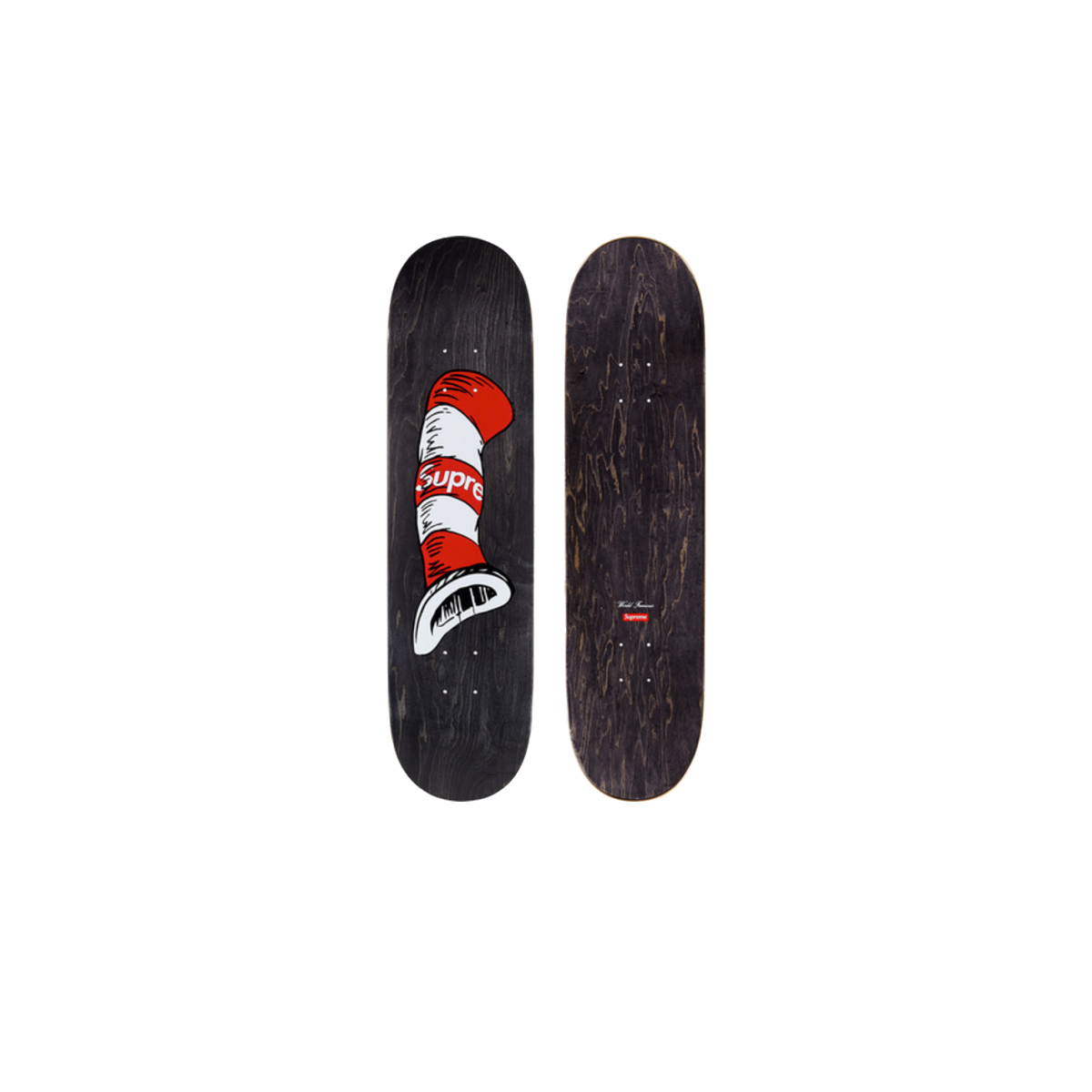 Supreme Cat in the Hat Skateboard Deck Black (7.875) (FW18) sneaker – authenticated on KLEKT