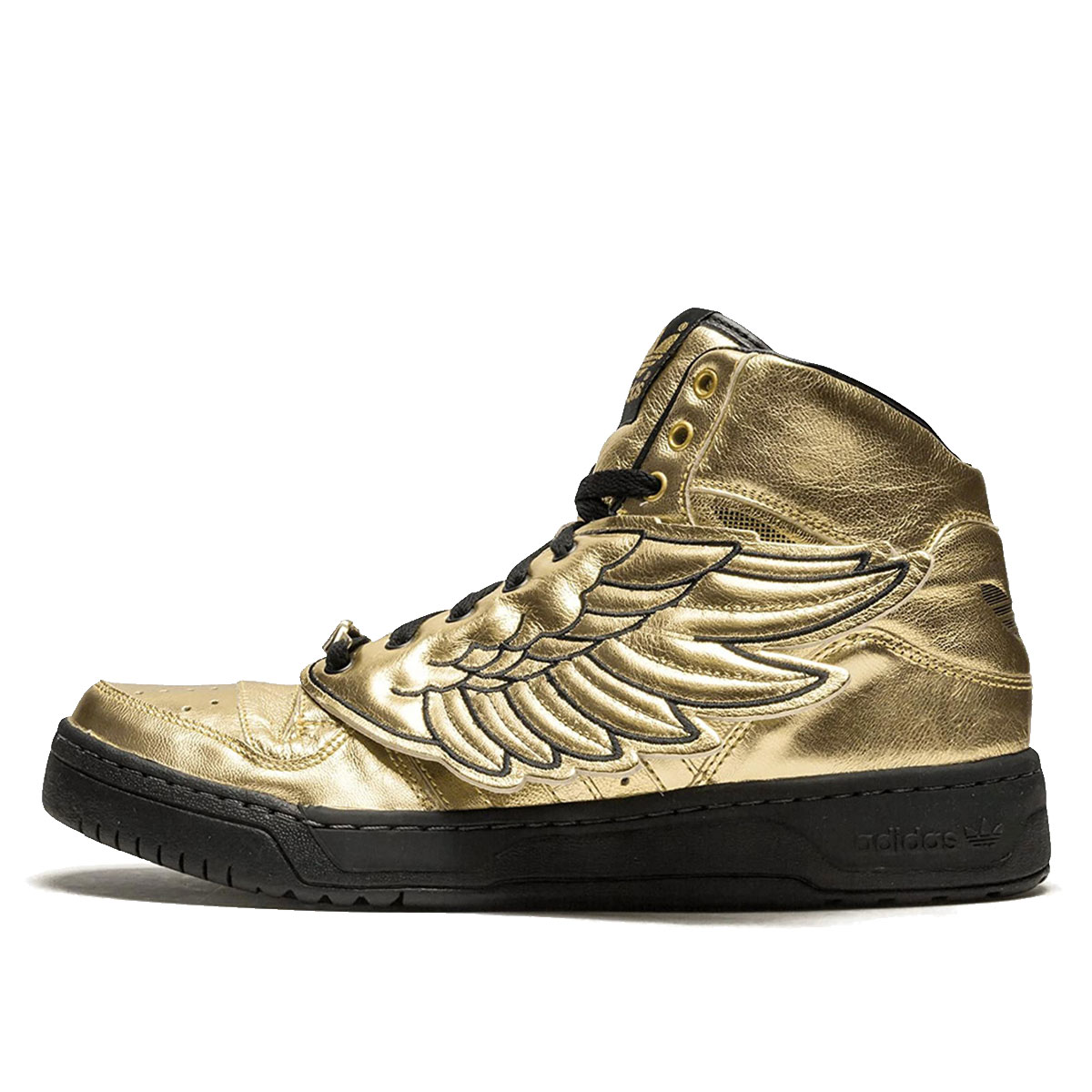 Adidas Jeremy Scott JS Wings Gold (2009) Metallic Gold/Metallic Gold/Black sneaker – authenticated on KLEKT