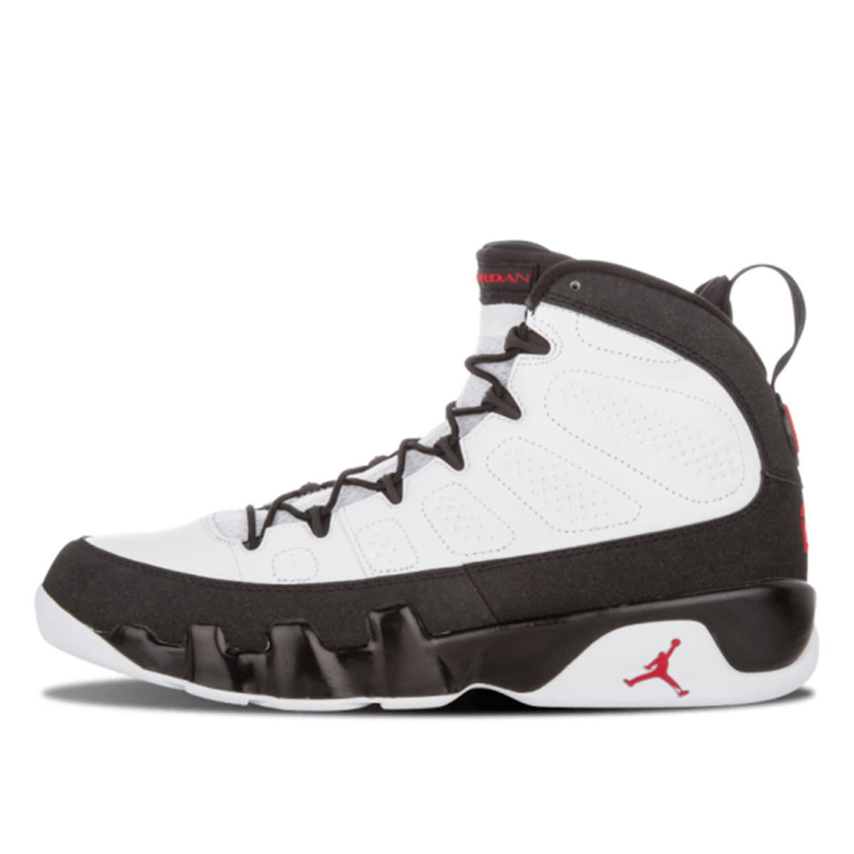Air Jordan 9 Retro White Black Red (2010) sneaker – authenticated on KLEKT
