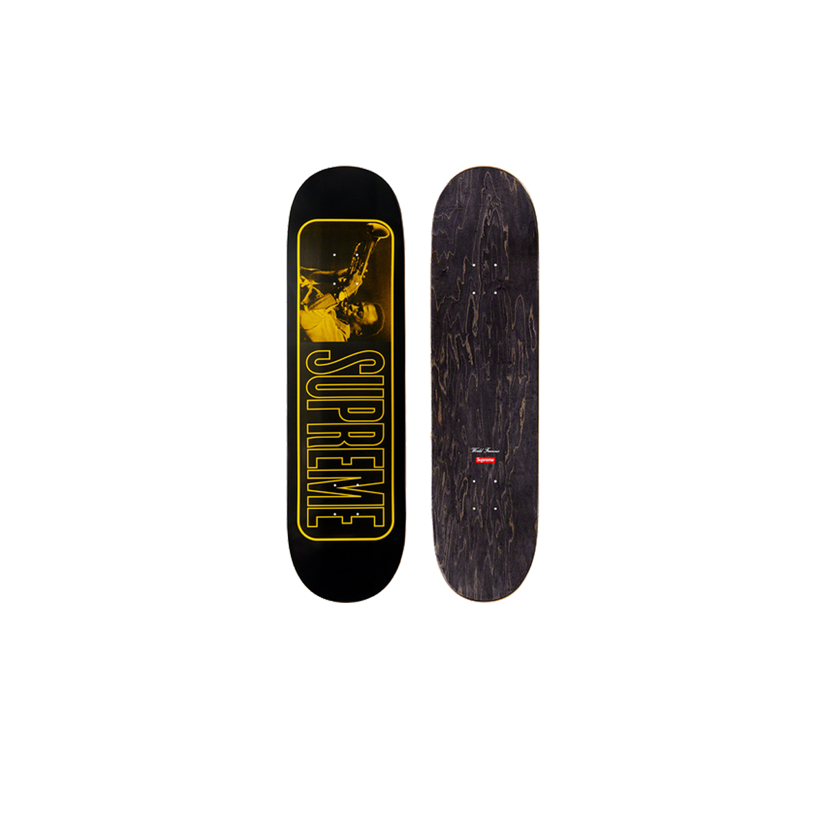 Supreme Miles Davis Skateboard Black (SS21) BLACK sneaker – authenticated on KLEKT