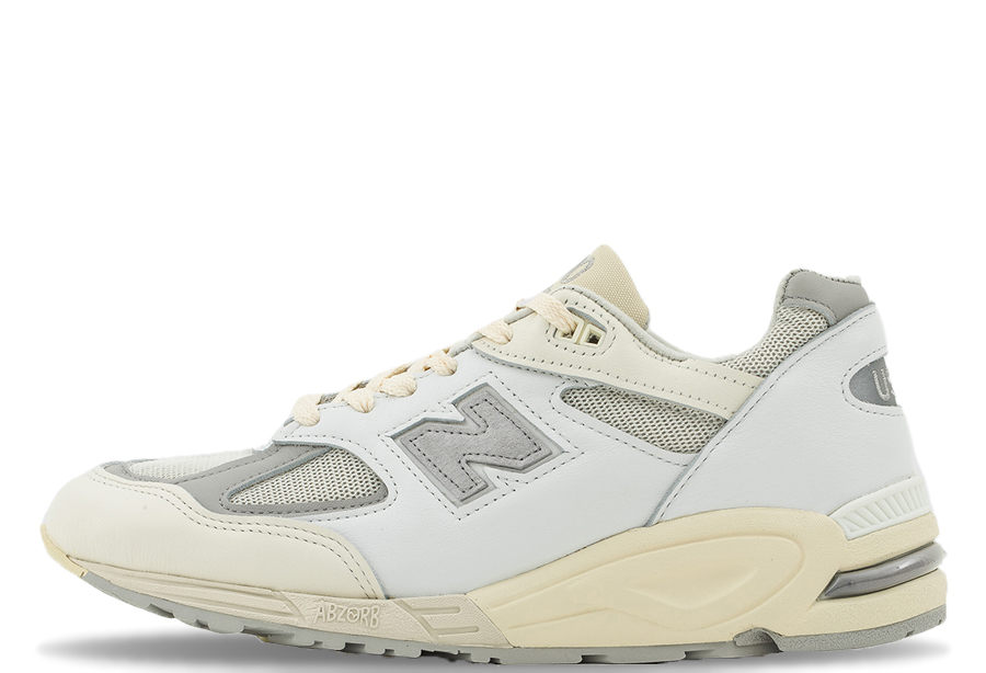 New Balance 990v2 Made in USA White (2022)  SEA SALT/WHITE/GREY sneaker – authenticated on KLEKT
