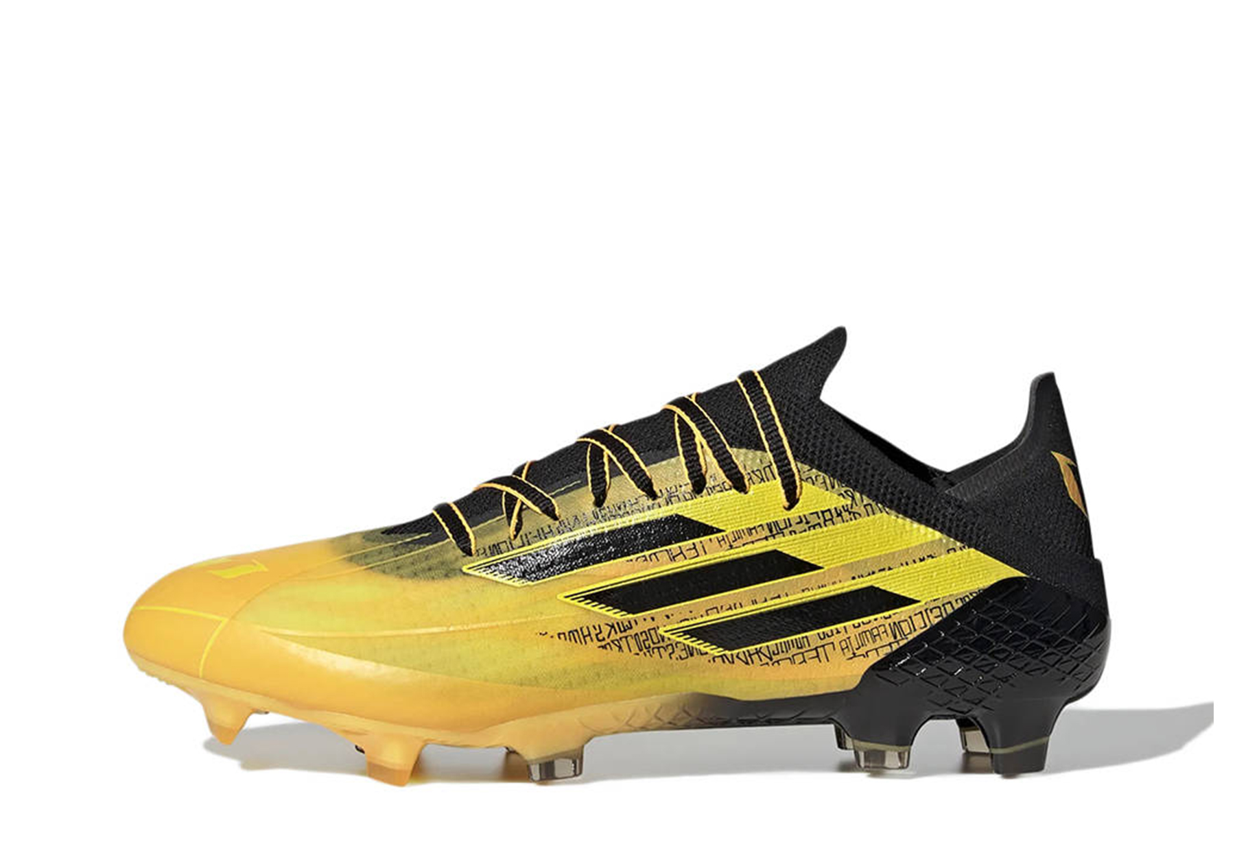 Adidas x Speedflow Messi.1 FG (2022) Solar Gold/Core Black/Bright Yellow sneaker – authenticated on KLEKT