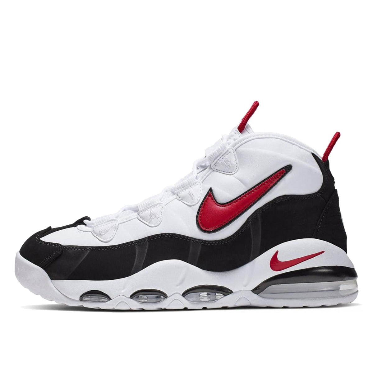 Nike Air Max Uptempo 95 White Red Black sneaker – authenticated on KLEKT