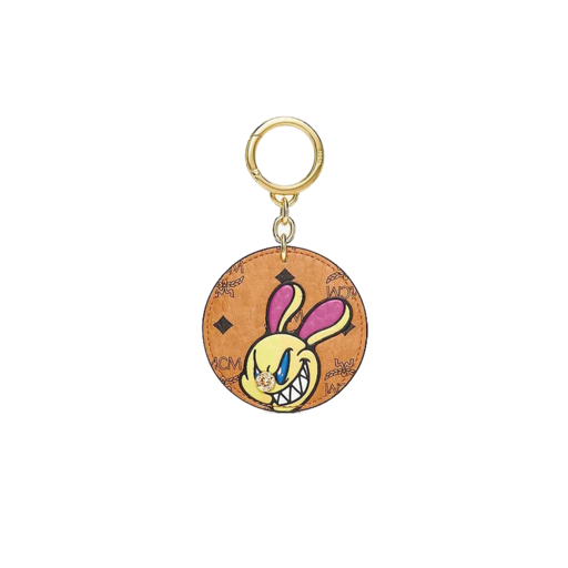 Mcm x SAMBYPEN Round Charm in Visetos Cognac (SS21)