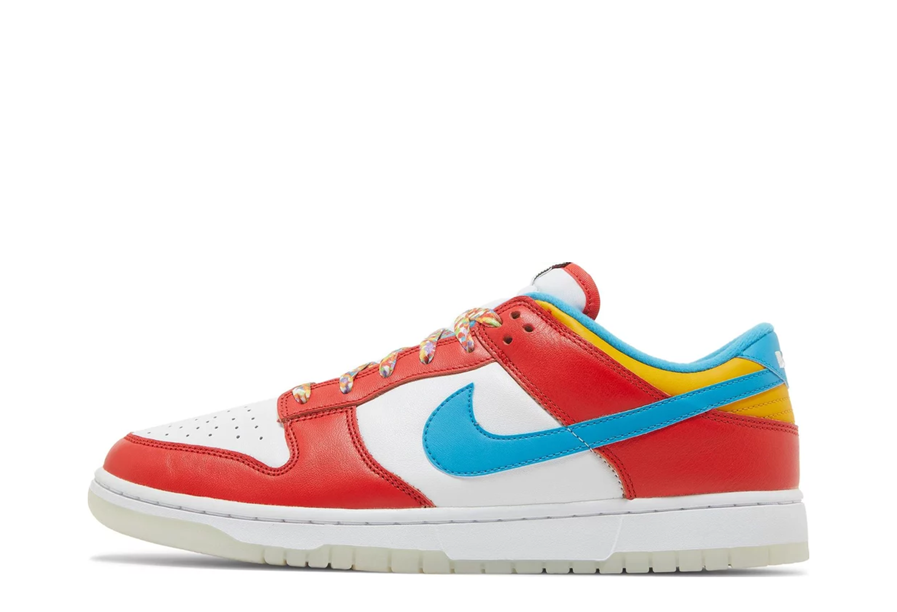 Nike x LeBron James Dunk Low 'Fruity Pebbles' (2022) Multi sneaker – authenticated on KLEKT