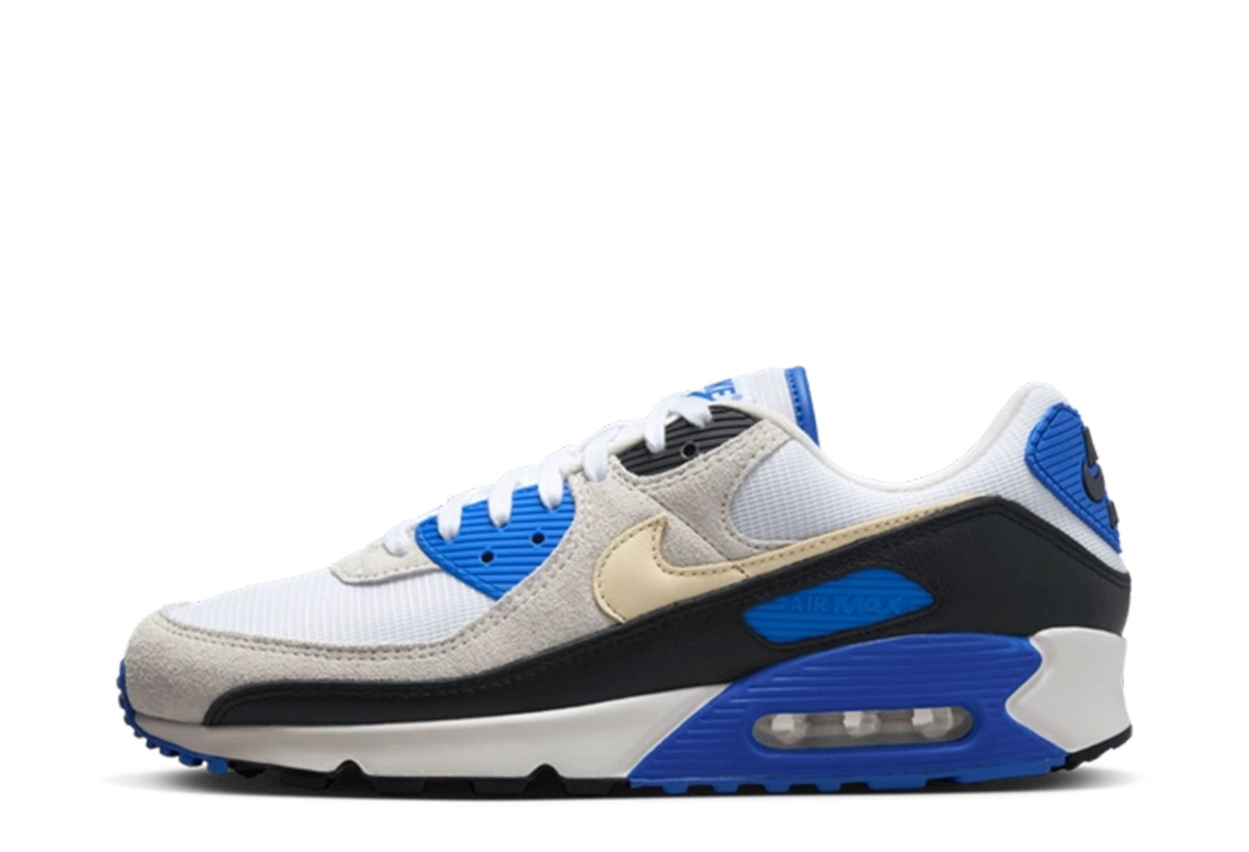 Nike Air Max 90 PRM 'Racer Blue' (2024) White/Racer Blue/Black/Khaki sneaker – authenticated on KLEKT