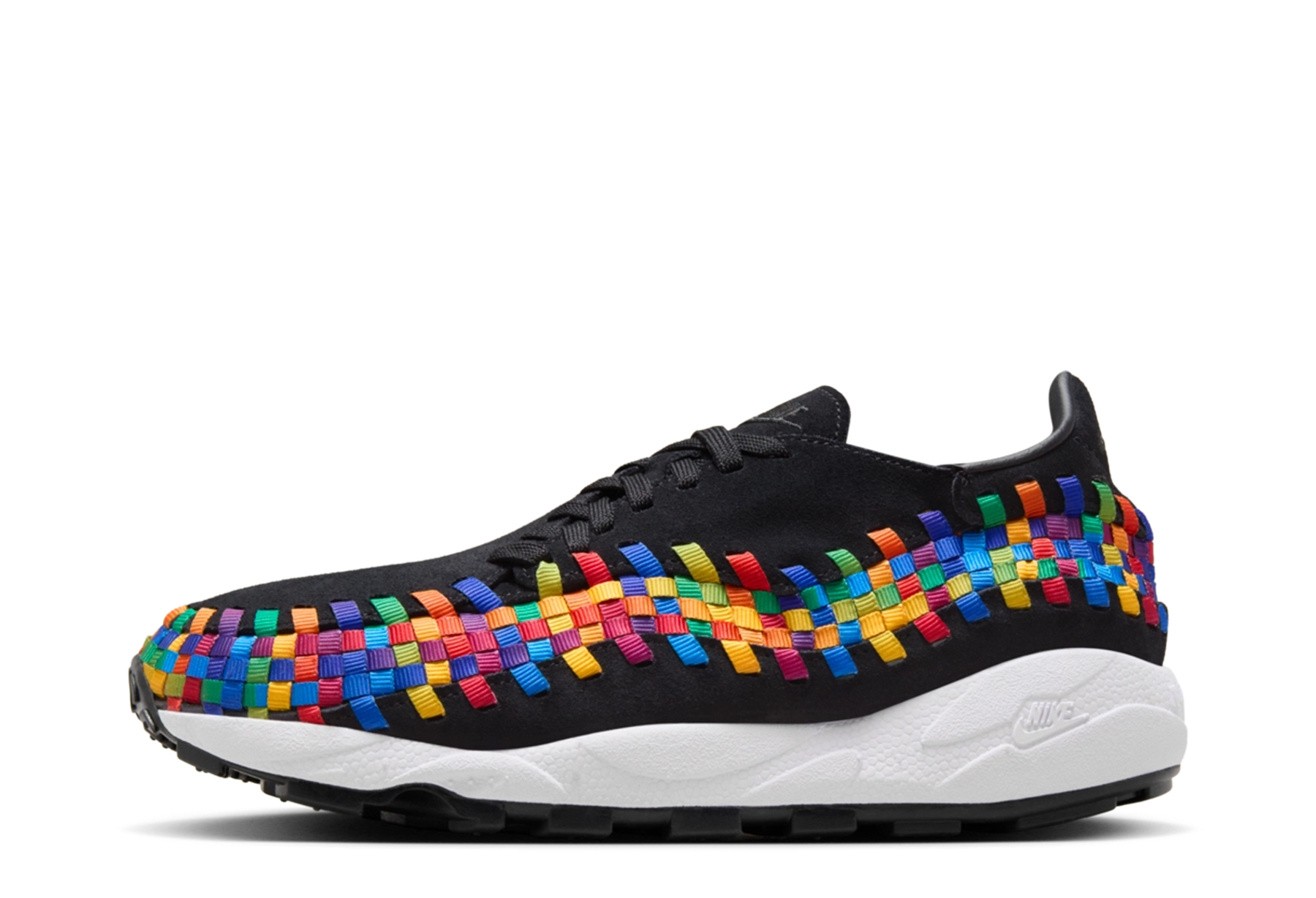 Nike Air Footscape Woven 'Rainbow' (2024) Black/White/Black/Multicolor sneaker – authenticated on KLEKT