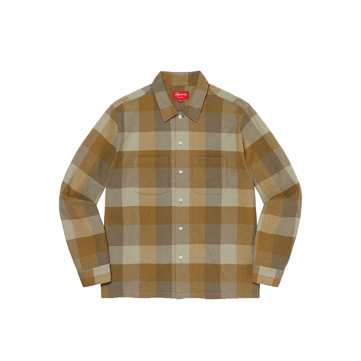 Supreme Plaid Flannel Shirt Olive (FW21) OLIVE sneaker – authenticated on KLEKT