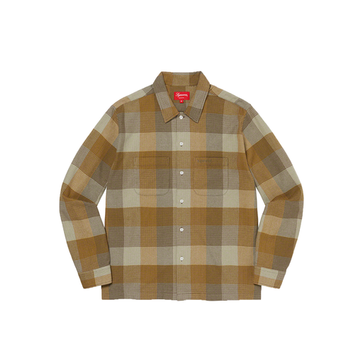 Supreme Plaid Flannel Shirt Olive (FW21)