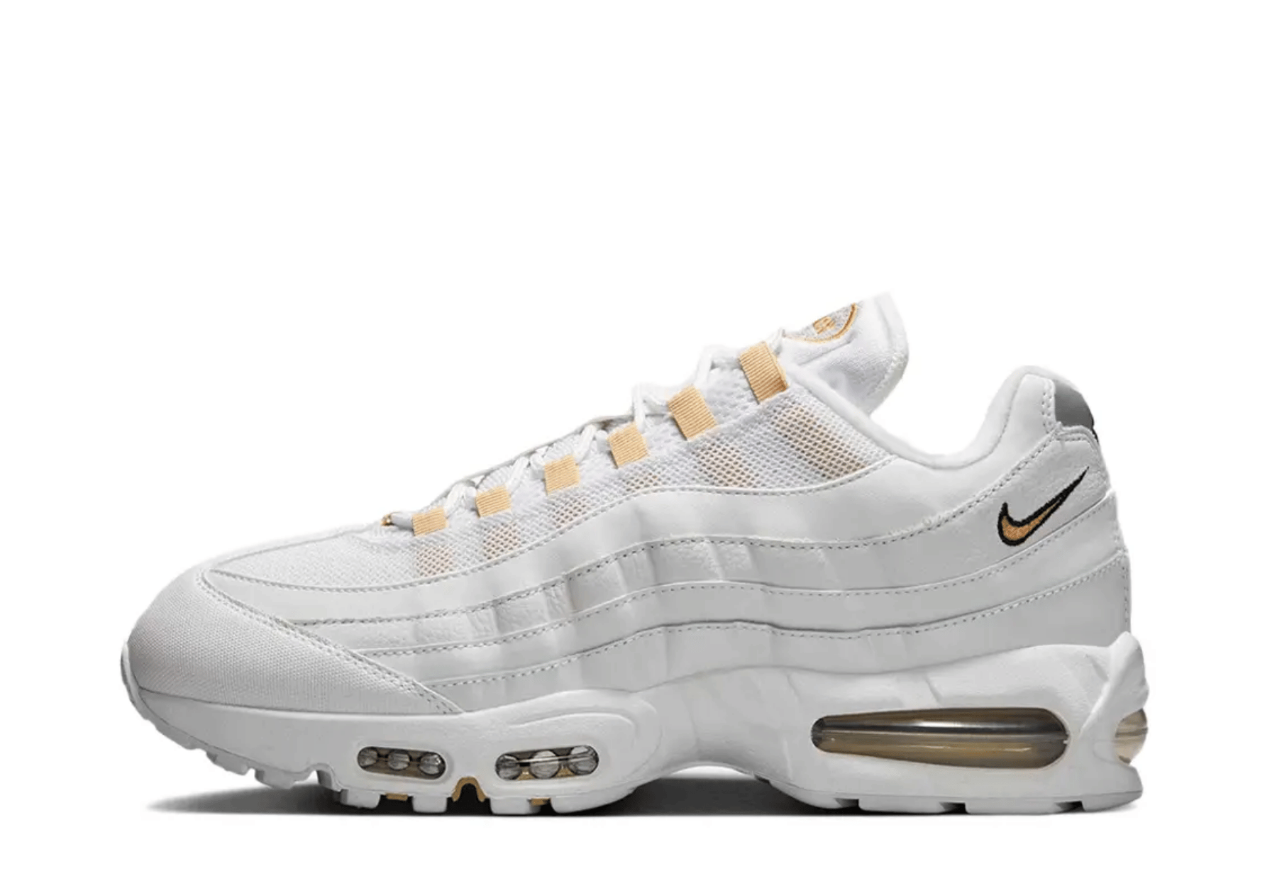 Nike Air Max 95 OG 'White Team Gold' (2025) WHITE/TEAM GOLD sneaker – authenticated on KLEKT