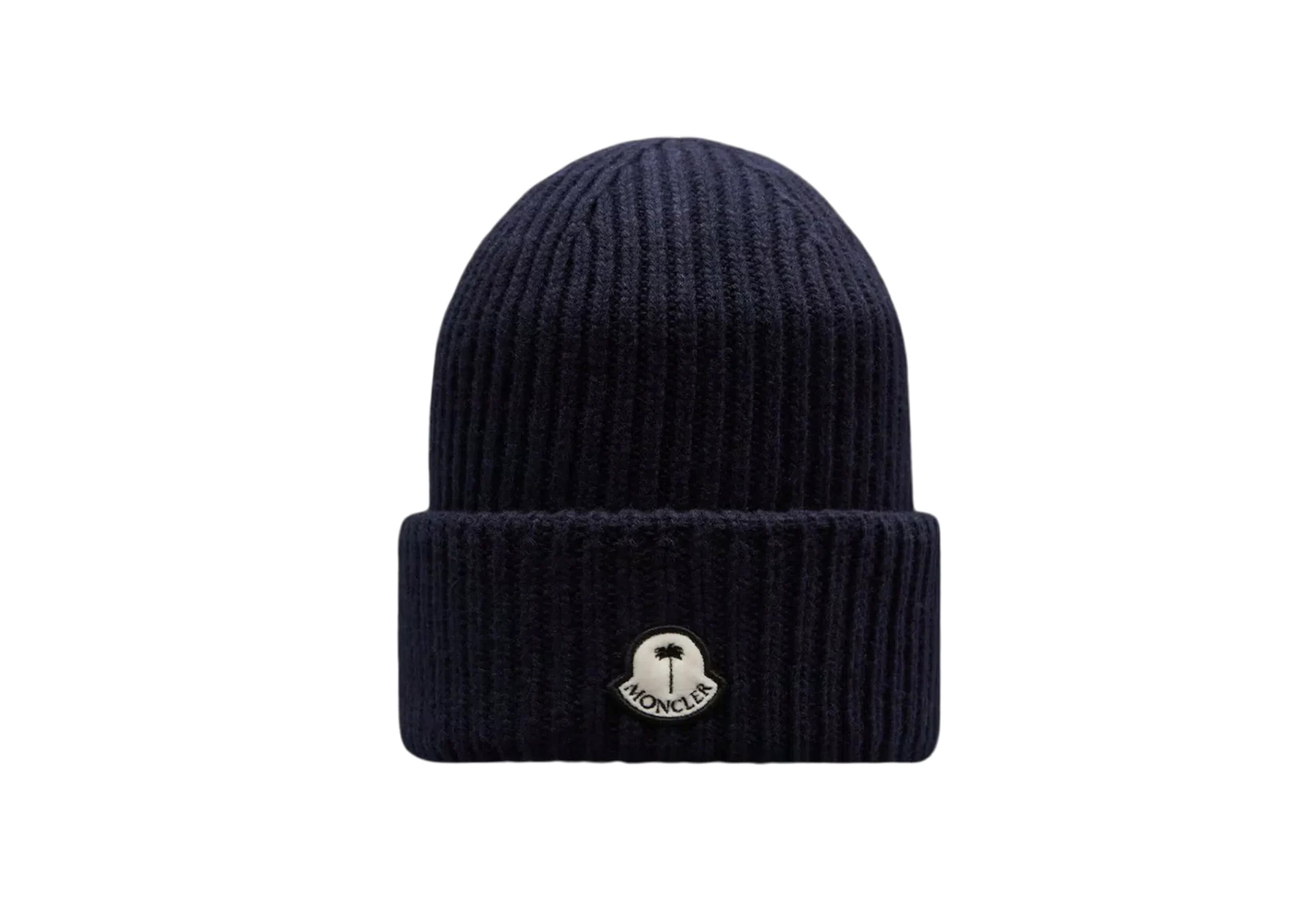 Palm Angles x Moncler Wool Beanie Navy Blue (FW22) NAVY BLUE sneaker – authenticated on KLEKT
