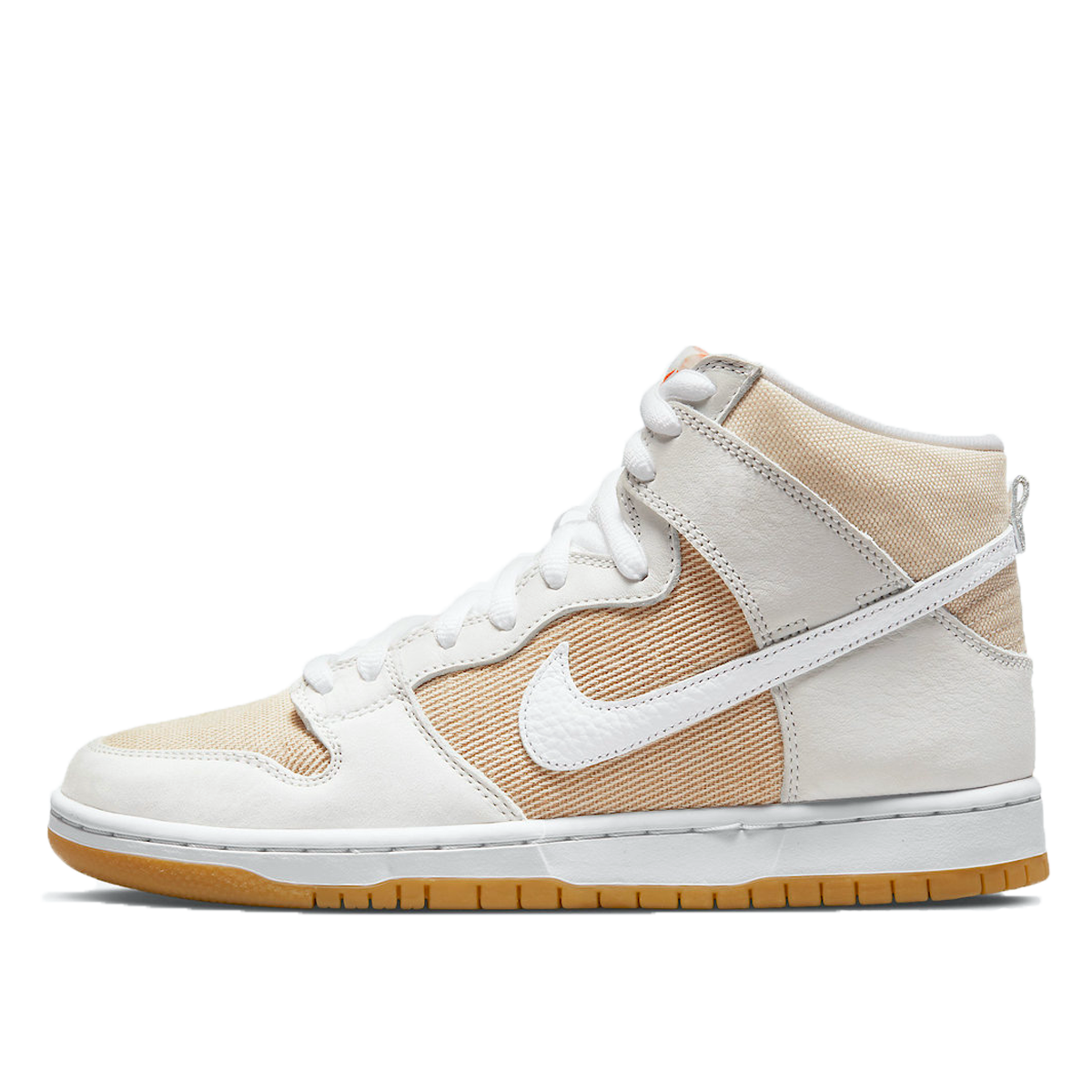 Nike SB Dunk High Unbleached Pack Orange Label Natural (2021) NATURAL/WHITE-NATURAL sneaker – authenticated on KLEKT