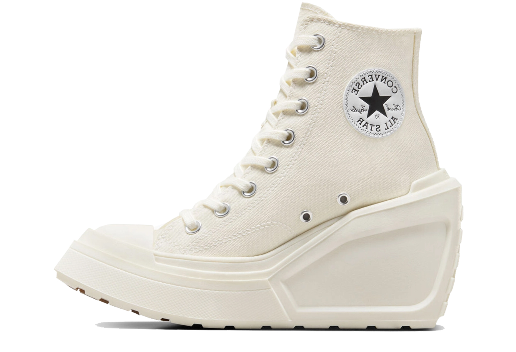 Converse Chuck 70 De Luxe Wedge WMNS 'Egret' (2024) Egret/Black/White sneaker – authenticated on KLEKT