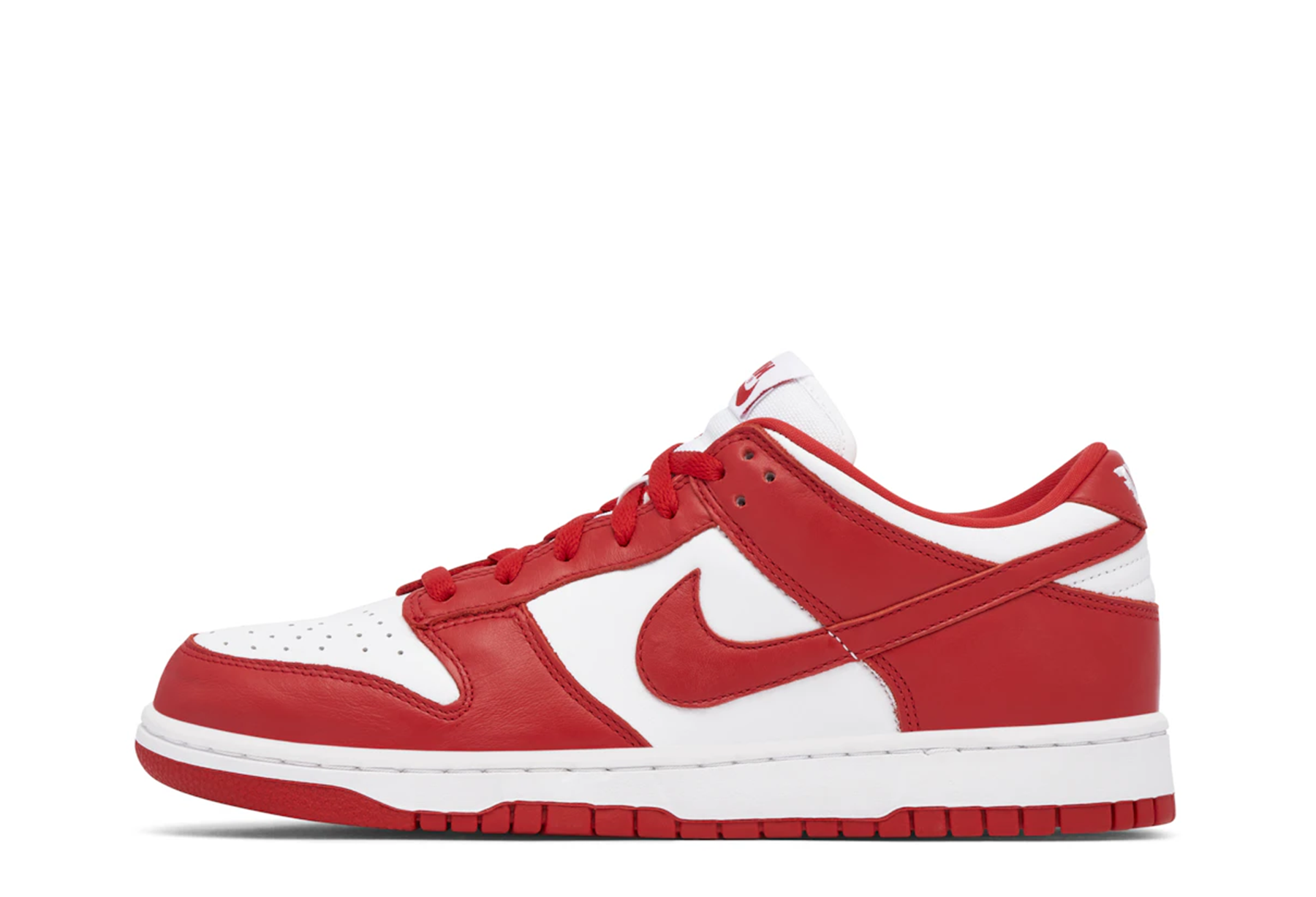 Nike Dunk Low SP 'White University Red' sneaker – authenticated on KLEKT