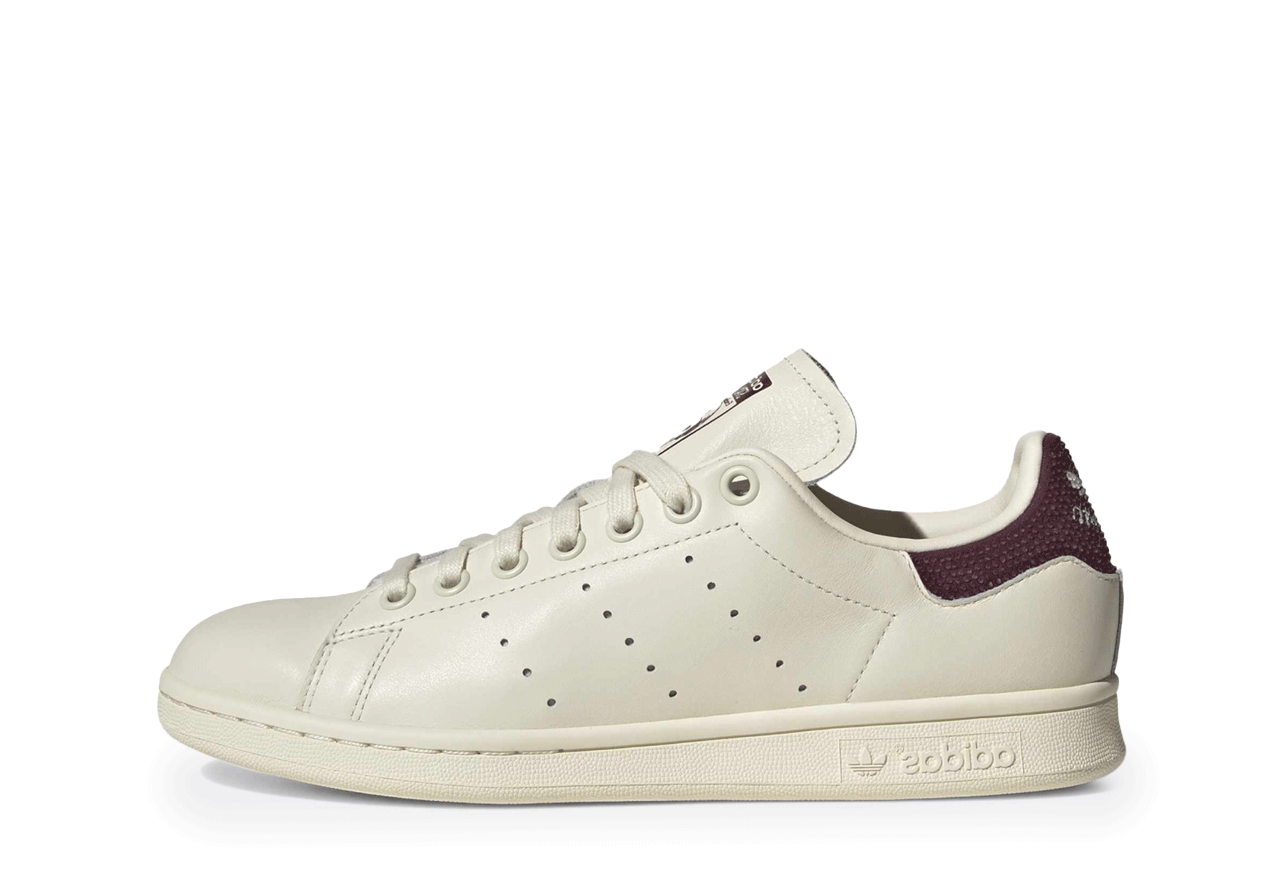 Adidas Stan Smith WMNS 'Off White Maroon' (2026) Off White/Maroon/Gold Metallic sneaker – authenticated on KLEKT