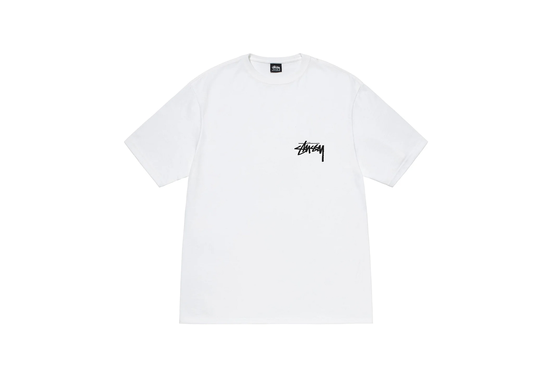 Stussy Burning Stock Tee White (SS23) WHITE sneaker – authenticated on KLEKT