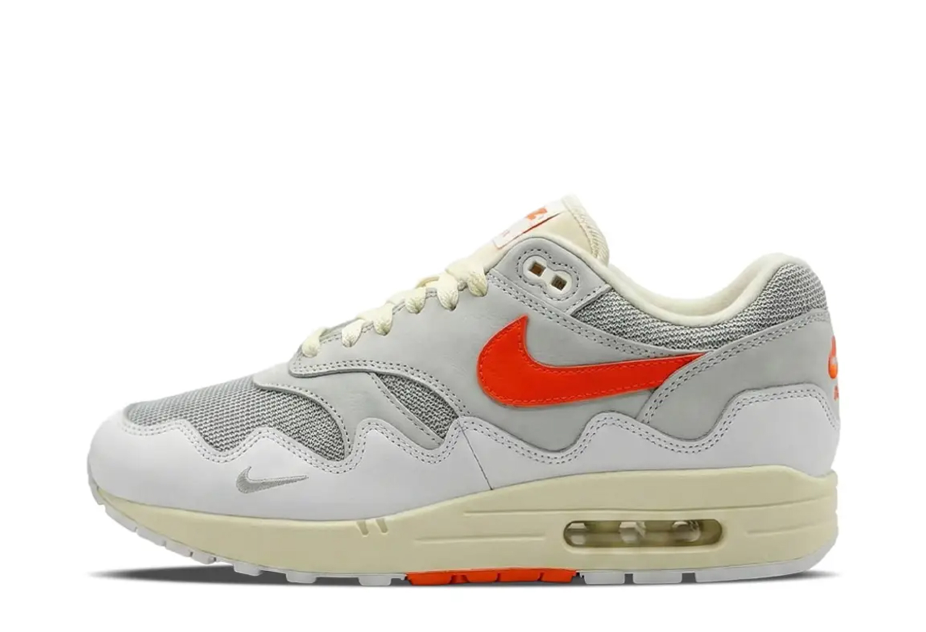 Nike x Patta Air Max 1 '87 'White & Hyper Crimson' (2026) RED sneaker – authenticated on KLEKT