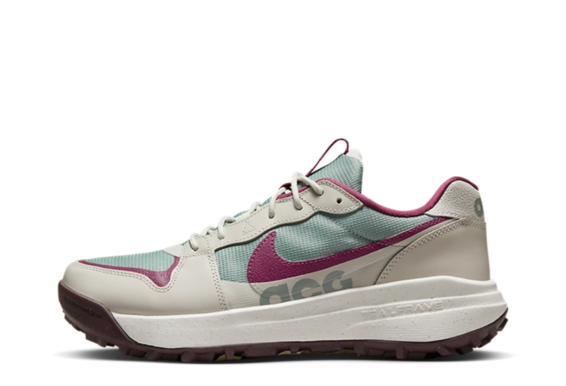 Nike ACG Lowcate 'Mica Green' (2023) Mica Green/Rosewood/White sneaker – authenticated on KLEKT