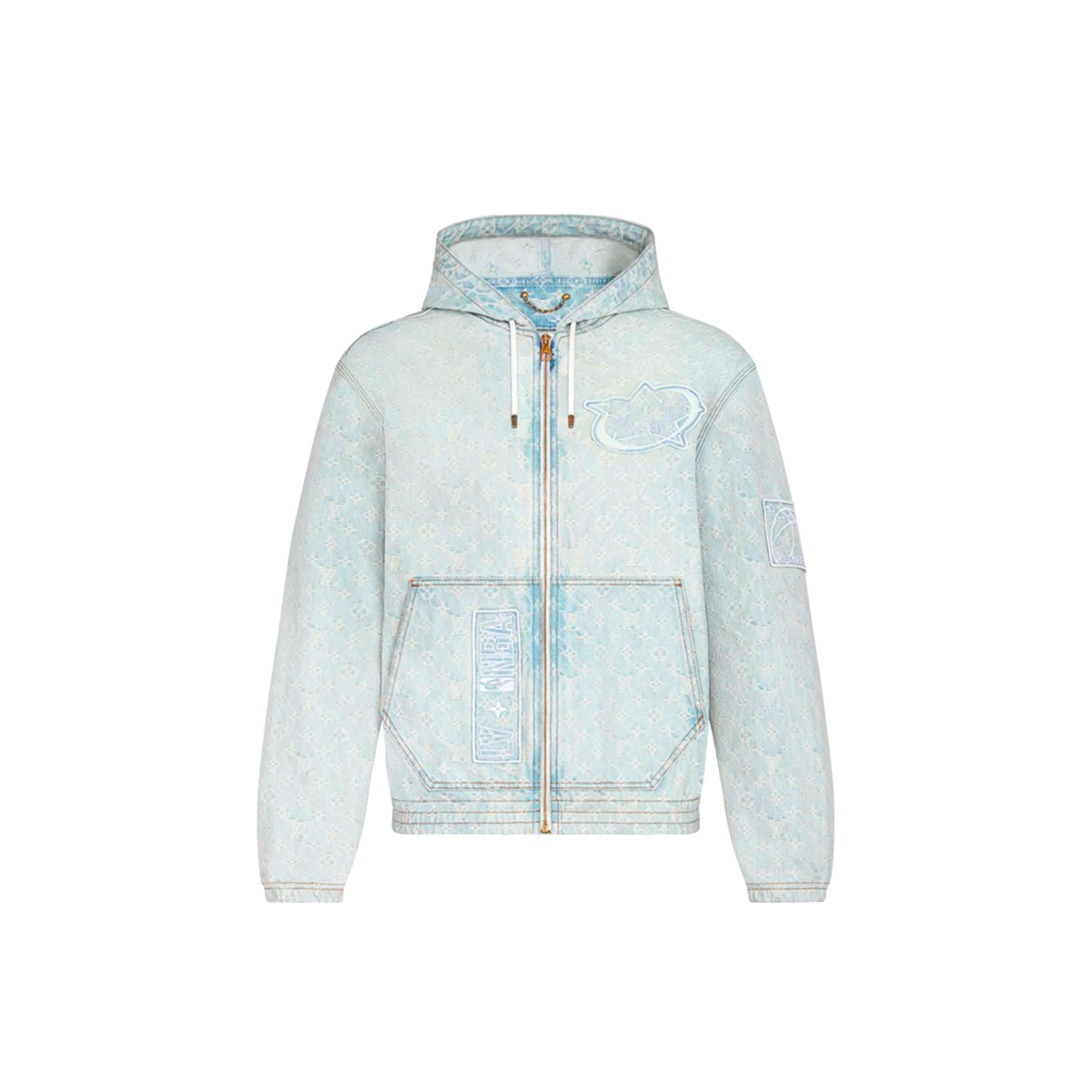 Louis Vuitton x NBA Zip-Through Hoodie Blue (FW21) BLUE sneaker – authenticated on KLEKT