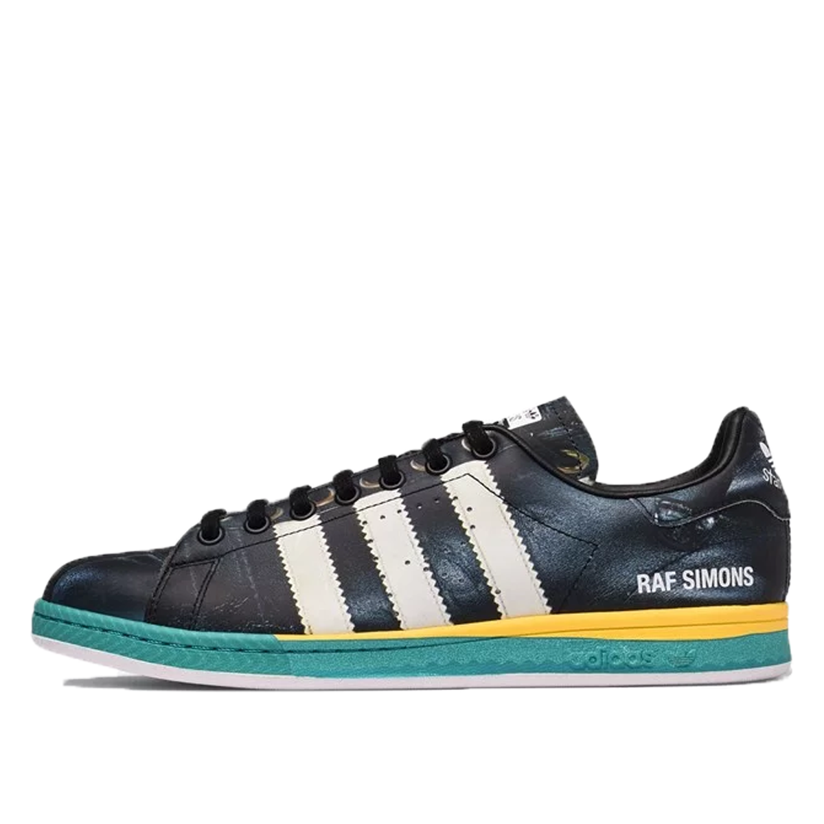 Adidas Raf Simons RS Samba Stan CORE BLACK/WHITE/YELLOW/TURQUOISE  sneaker – authenticated on KLEKT