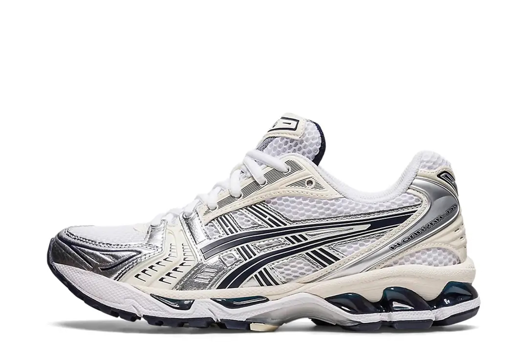 Asics WMNS Gel-Kayano 14 White Midnight (2023) WHITE/MIDNIGHT sneaker – authenticated on KLEKT