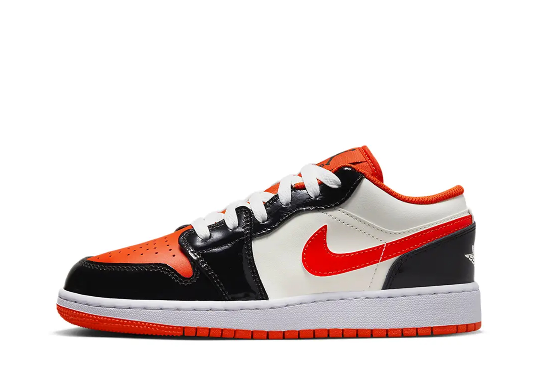 Air Jordan 1 Low GS Halloween (2023) BLACK/WHITE/ORANGE sneaker – authenticated on KLEKT