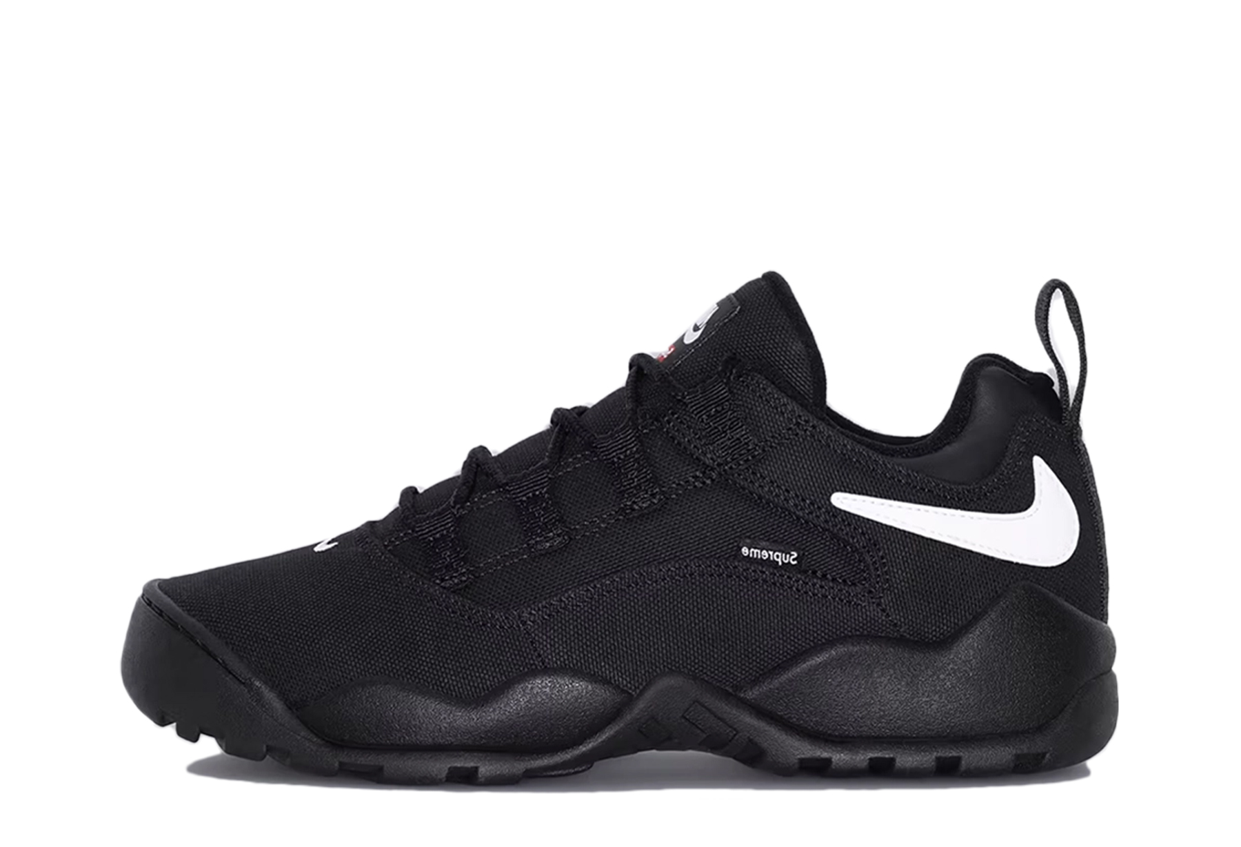 Nike SB x Supreme Air Darwin Low 'Black' (2024) Black/White/Black sneaker – authenticated on KLEKT