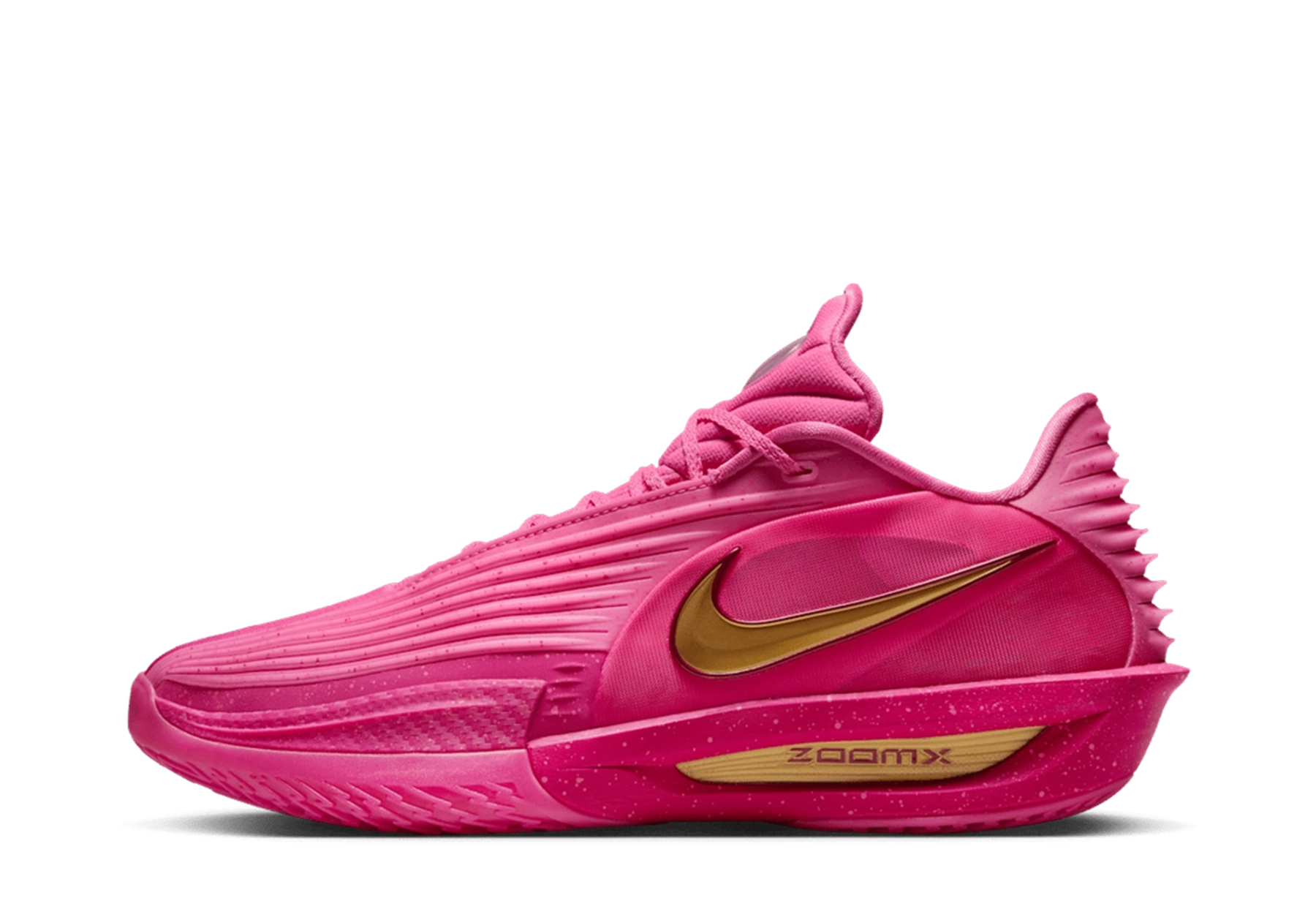 Nike x Rob Dillingham Air Zoom GT Cut 3 Turbo 'Fireberry' (2025) Fireberry/Metallic Gold/Pinksicle/Noble Red sneaker – authenticated on KLEKT