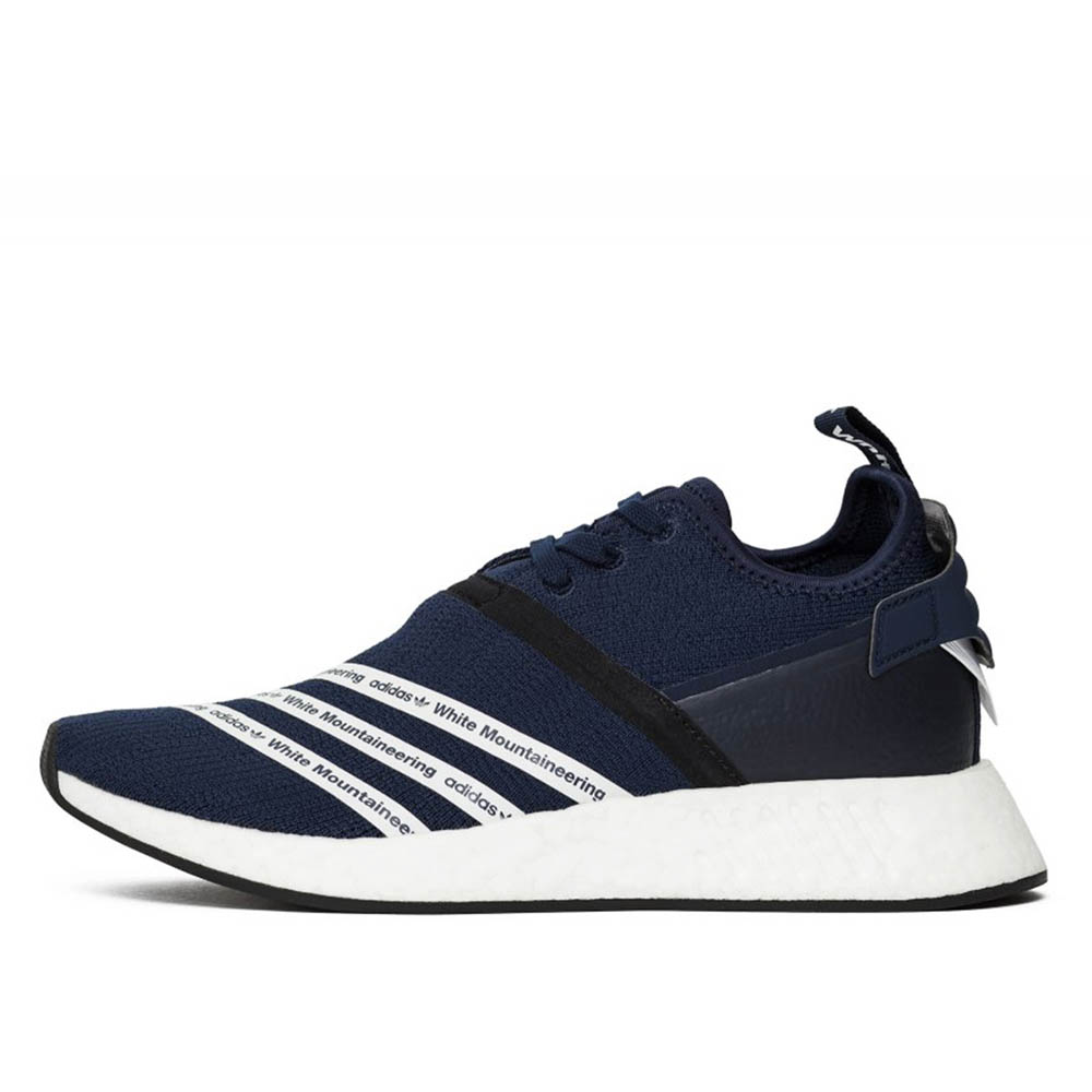 Adidas NMD R2 White Mountaineering Navy sneaker – authenticated on KLEKT