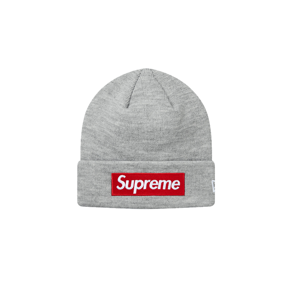 Supreme New Era Box Logo Beanie Heather Grey (FW18) sneaker – authenticated on KLEKT