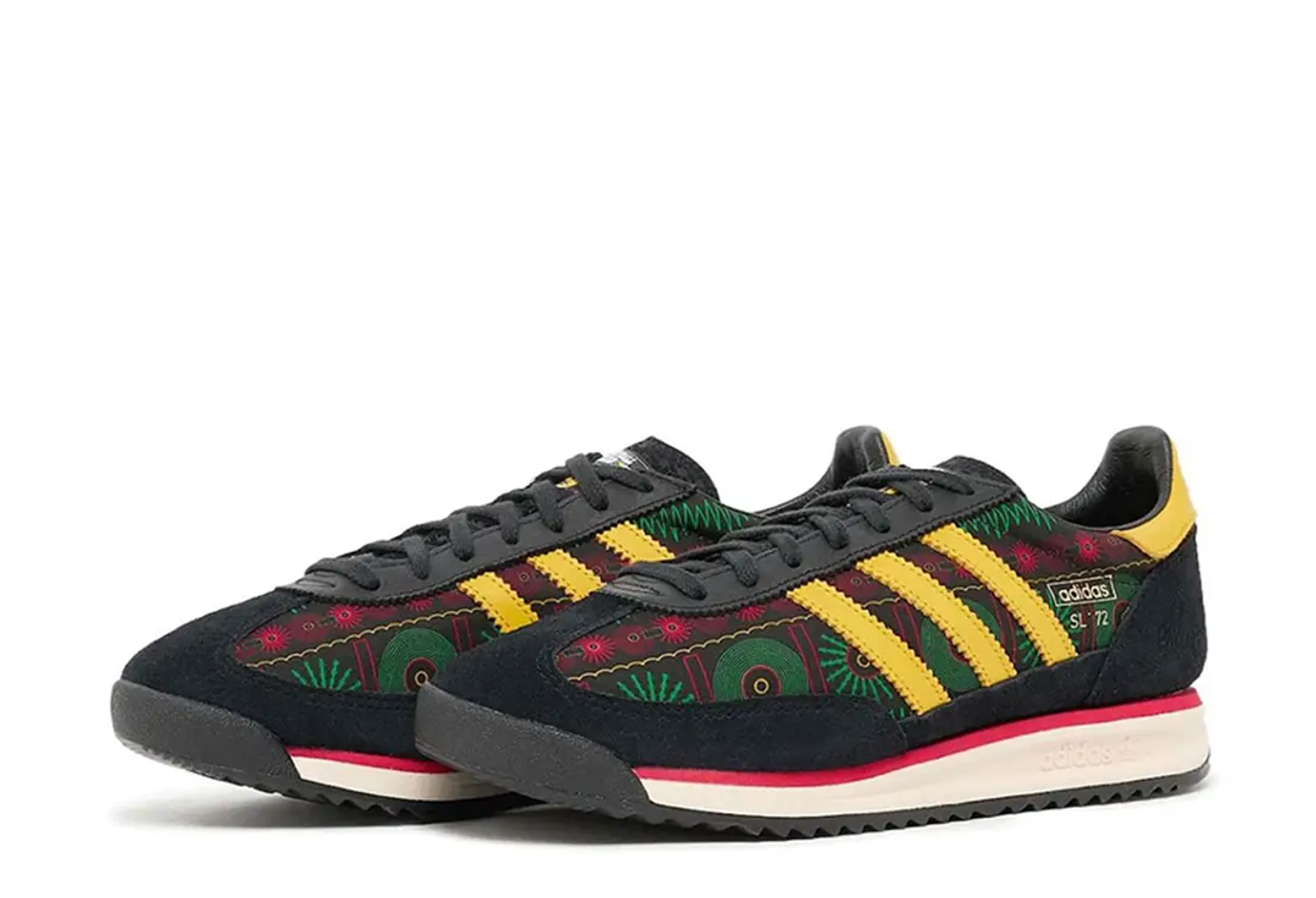 Adidas x Bob Marley x Jamaica Football Federation SL72 RS 'Home' (2026) Black/Yellow/Red sneaker – authenticated on KLEKT