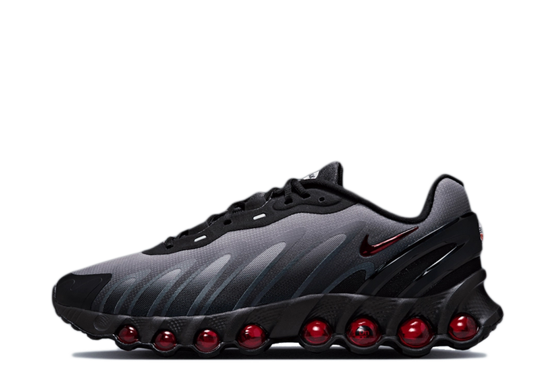 Nike Air Max Dn8 'Grey & Gym Red' (2025) GREY/RED/BLACK sneaker – authenticated on KLEKT