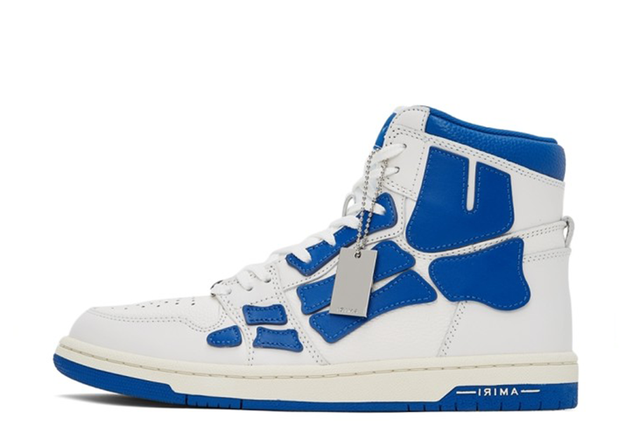 Amiri Skel Panelled High Top 'White/Blue' WHITE/BLUE sneaker – authenticated on KLEKT