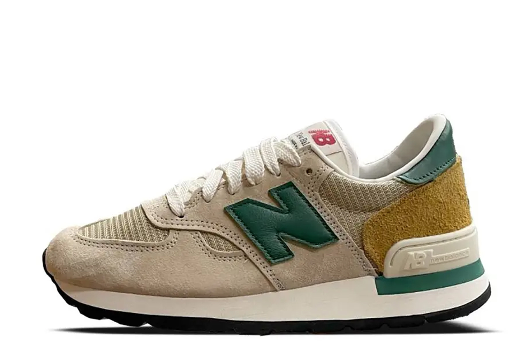 New Balance 990 Made in USA Beige Green (2023) BEIGE/GREEN sneaker – authenticated on KLEKT