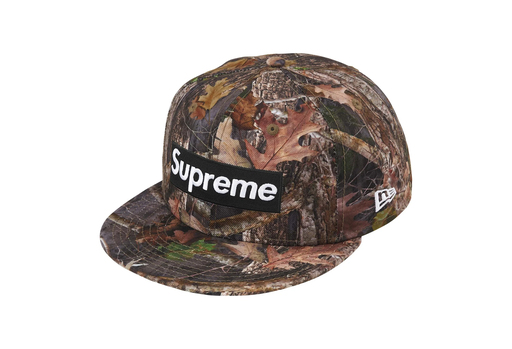 Supreme x New Era Championship Box Logo 'TrueTimber Kanati Camo' (SS25) – authenticated on KLEKT