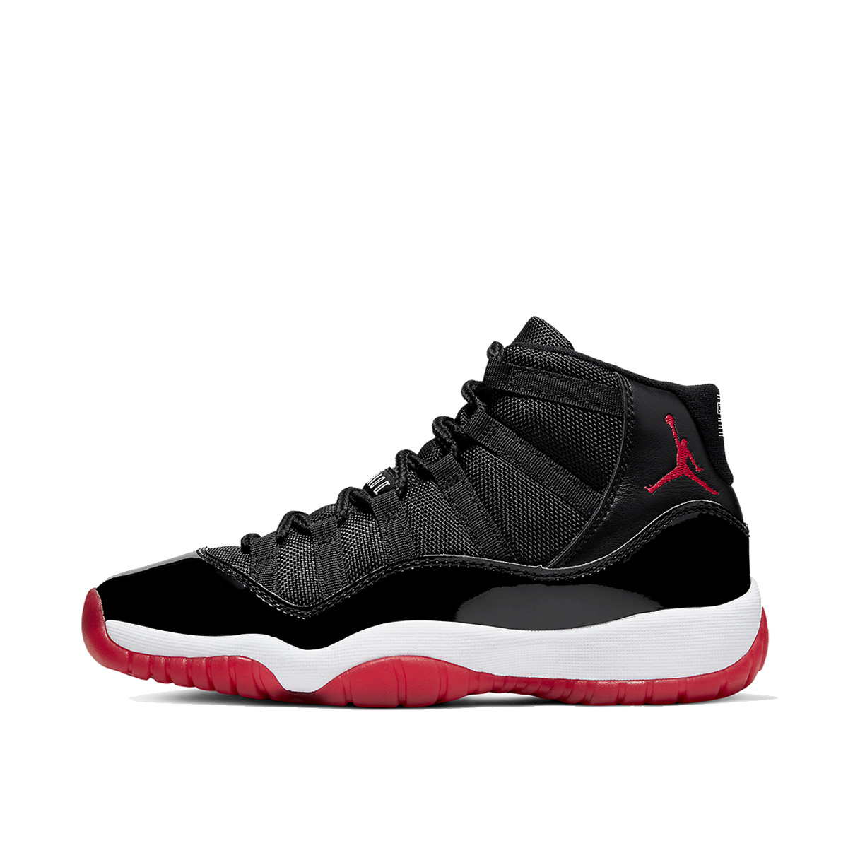 Air Jordan 11 Retro 'Playoffs Bred' (GS) (2019) BLACK/WHITE-VARSITY RED sneaker – authenticated on KLEKT