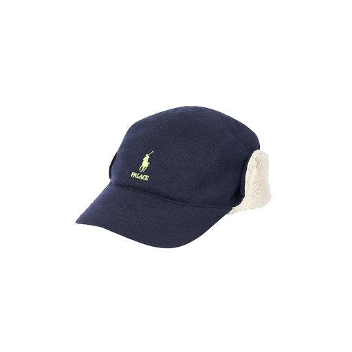 Palace x Polo Ralph Lauren Hunting Cap Polar Fleece Aviator Navy (FW18)
