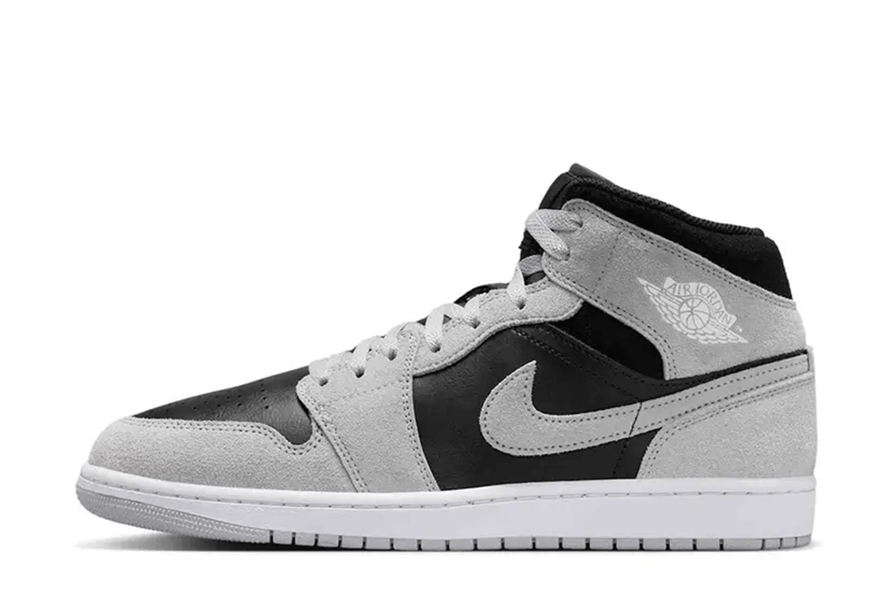Air Jordan 1 Mid 'Light Smoke Grey Black' (2026) GREY sneaker – authenticated on KLEKT