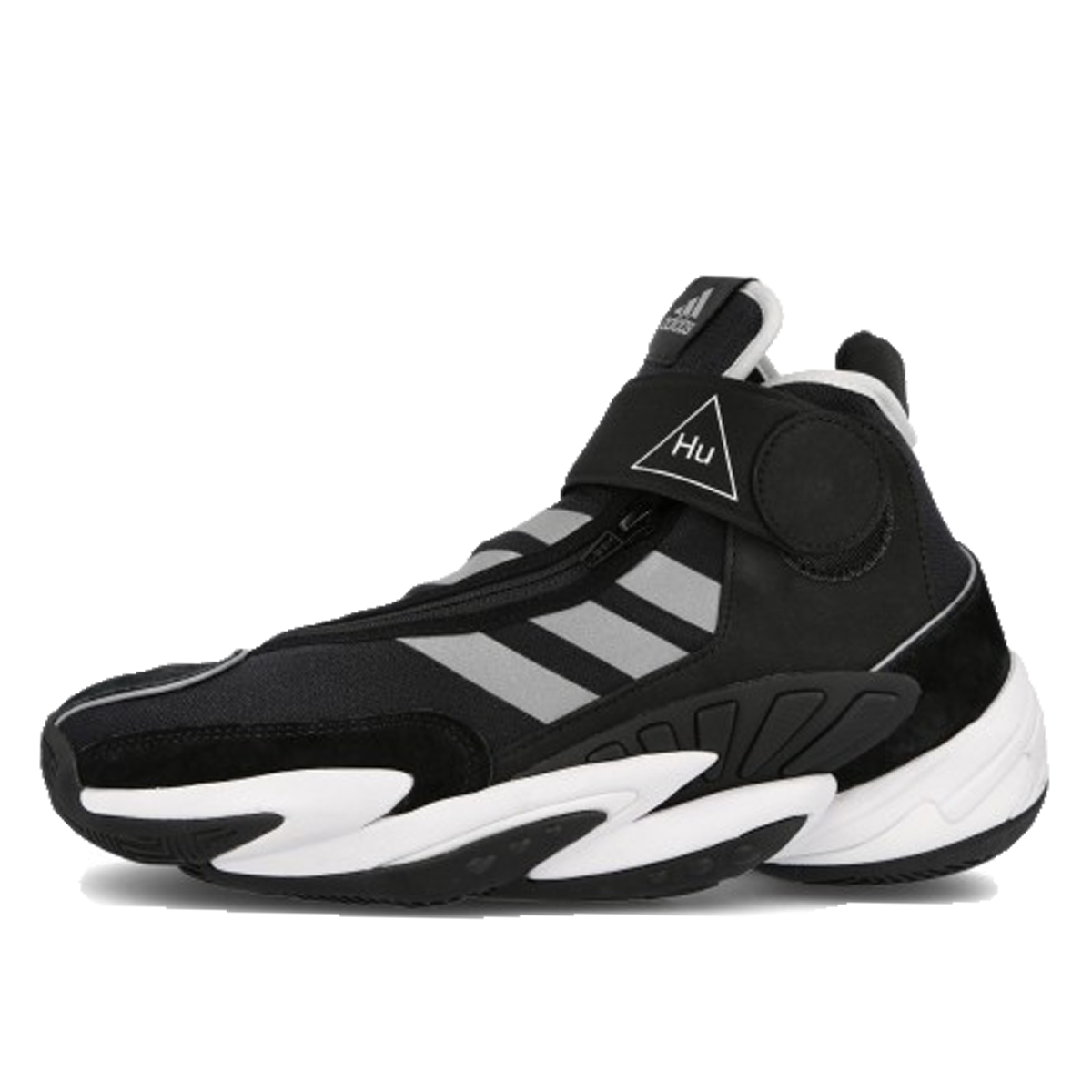 Adidas Crazy BYW Hu Pharrell Black Silver (2020) sneaker – authenticated on KLEKT