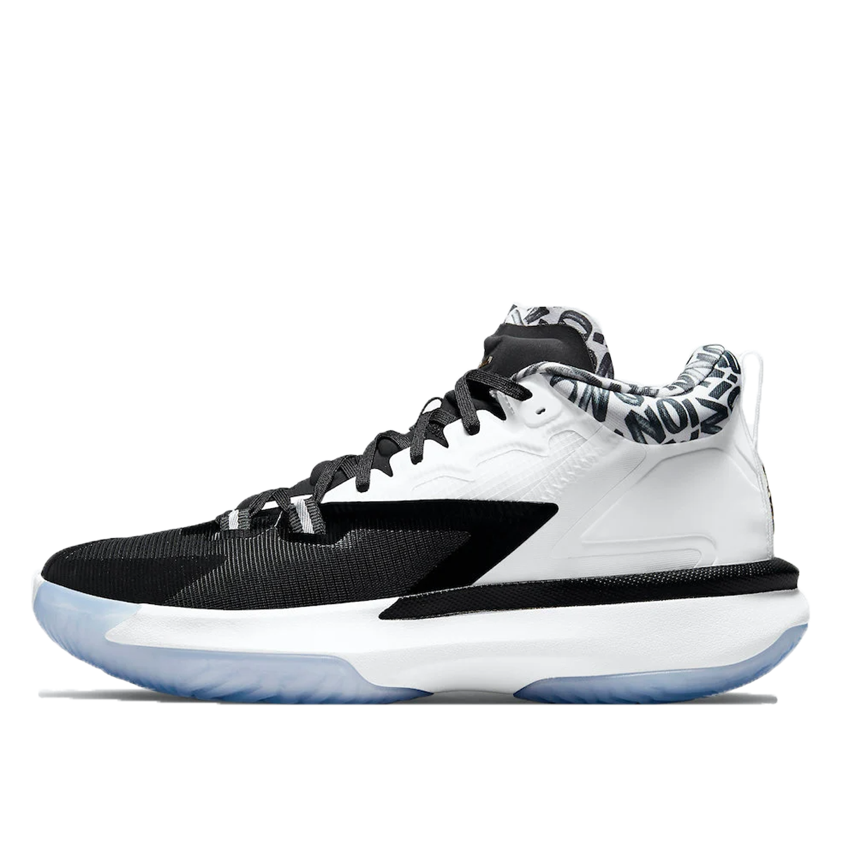 Air Jordan Zion 1 Gen Zion Black White (2021) BALCK/WHITE/METALLIC GOLD sneaker – authenticated on KLEKT