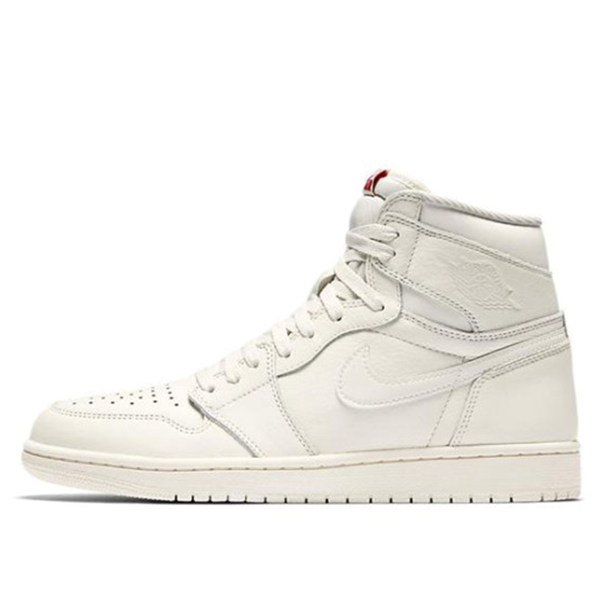 Air Jordan 1 Retro High OG Sail University Red sneaker – authenticated on KLEKT