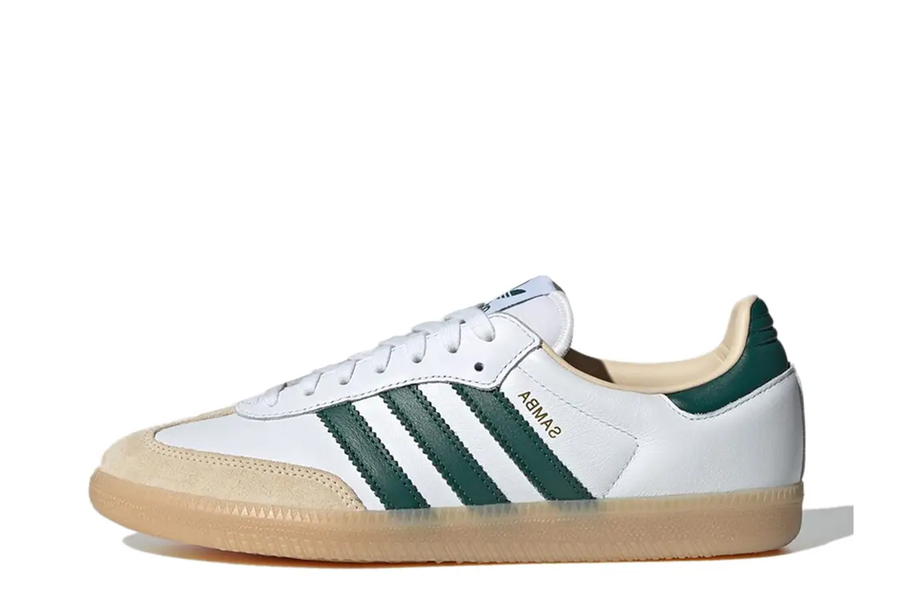 Adidas Samba OG Cloud White Collegiate Green (2025) WHITE sneaker – authenticated on KLEKT