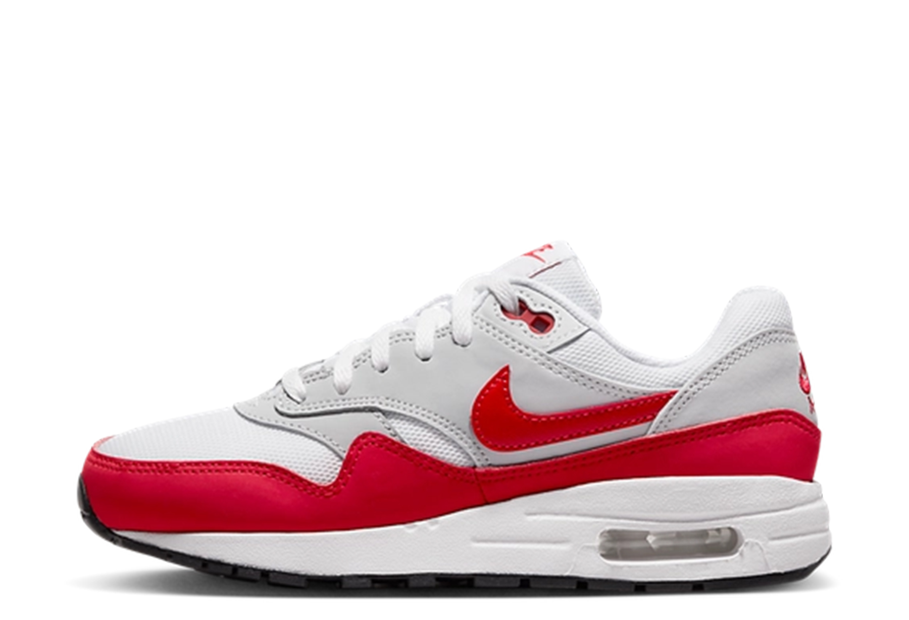 Nike Air Max 1 GS 'Sport Red' - 2023 (2023) White/University Red/Neutral Grey/Black sneaker – authenticated on KLEKT
