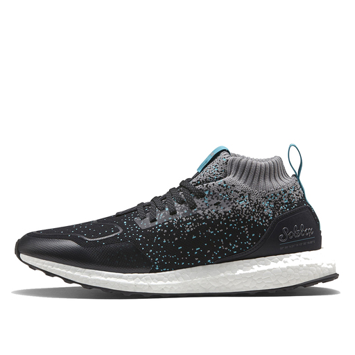 Adidas x Solebox x Packer Shoes Ultra Boost Mid Black Grey