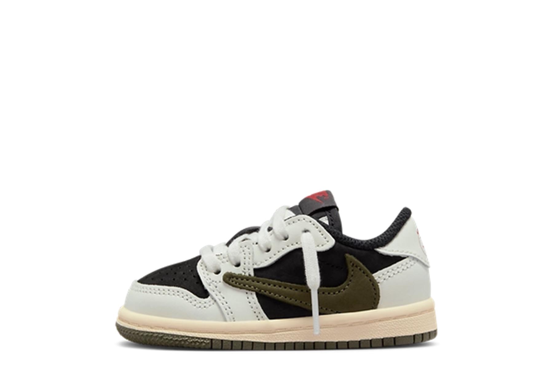 Air Jordan x Travis Scott 1 Low OG SP TD 'Olive' (2023) Sail/Black/Olive sneaker – authenticated on KLEKT