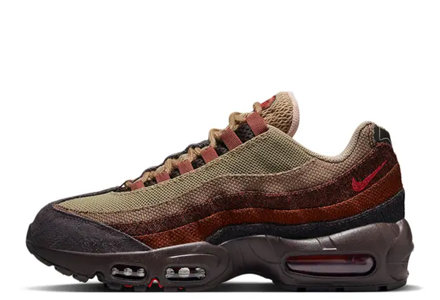 Nike WMNS Air Max 95 Anatomy (2022) BROWN BASALT/UNIVERSITY RED/OXEN BROWN sneaker – authenticated on KLEKT