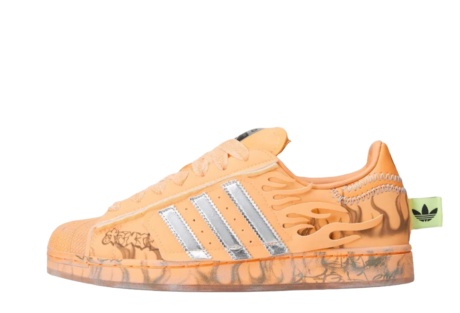 Adidas x Hellstar Superstar 'Hazy Orange' (2026) Hazy Orange/Silver Metallic-Core Black sneaker – authenticated on KLEKT