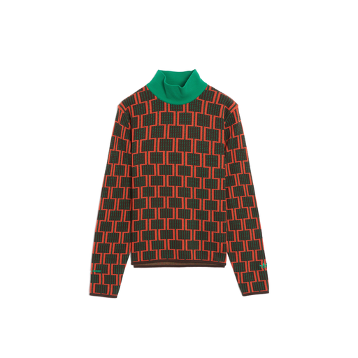 Adidas x Wales Bonner Knit R Turtle Neck Sweatshirt 'Multicolor' (2023) Brand New